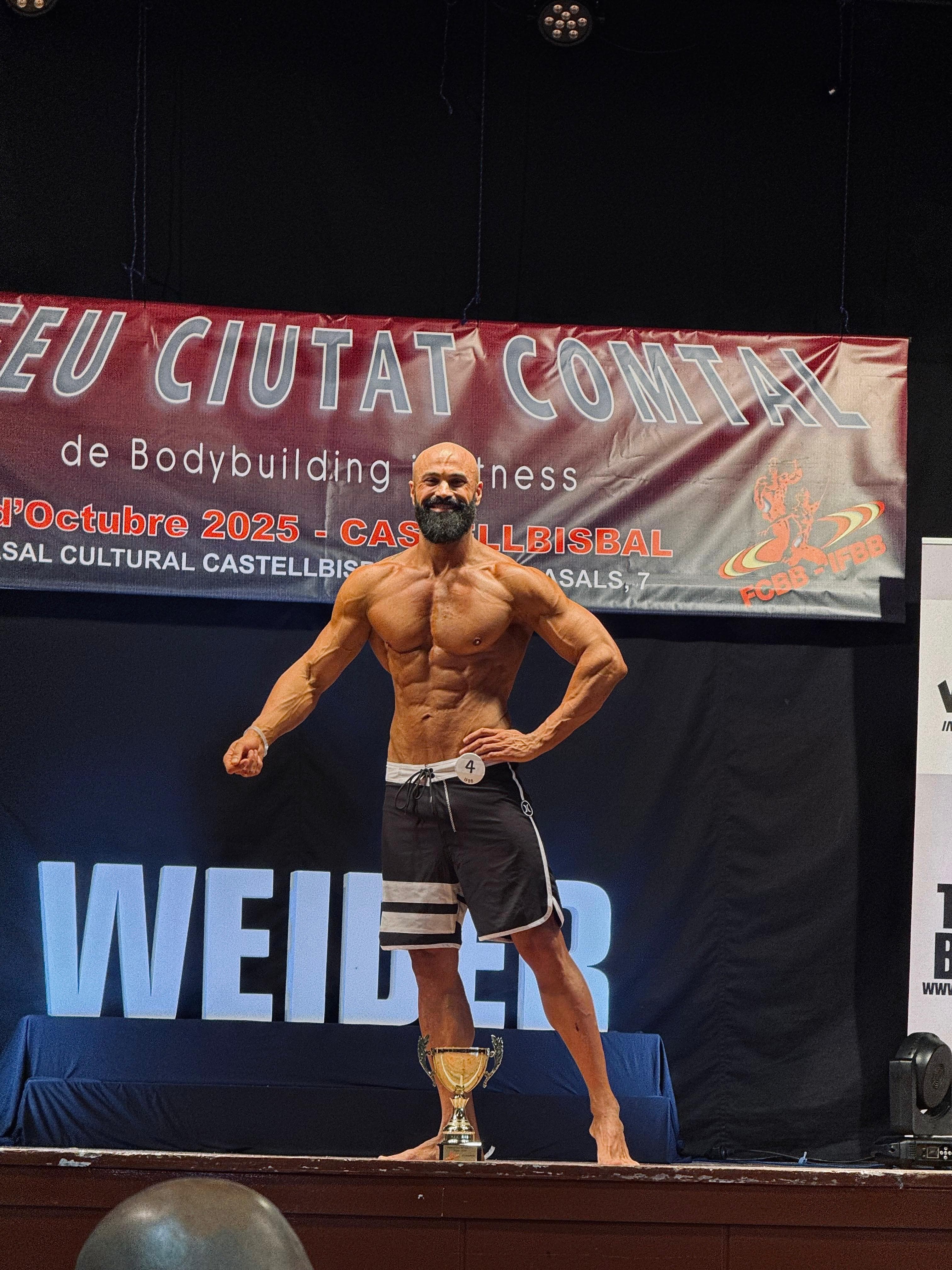 Dídac Villarejo — Men's Physique, atleta del equipo de David Rangel